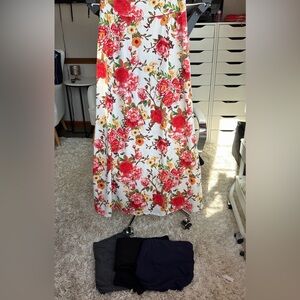 4pk stretchy maxi skirts